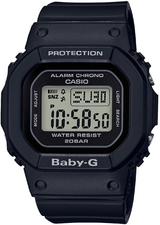 Черный полимерный ремешок Casio 10463937 для часов Casio BGD-500, BGD-501, BGD-560, BLX-560, BGD-5000
