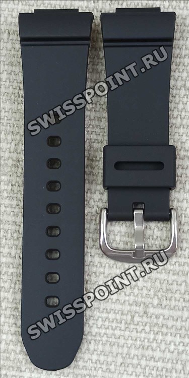 Черный полимерный ремешок Casio 10463937 для часов Casio BGD-500, BGD-501, BGD-560, BLX-560, BGD-5000