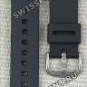 Черный полимерный ремешок Casio 10463937 для часов Casio BGD-500, BGD-501, BGD-560, BLX-560, BGD-5000