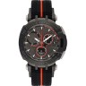 Черный каучуковый ремешок Tissot T610040207, без замка, для часов Tissot T-Race T092.417, T092.427 MotoGP