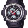 Черный полимерный ремешок Casio 10273059 для часов Casio AWG-M100, AW-591, AW-590, AWG-101, AWG-100, G-7700, G-7710
