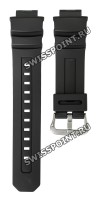 Черный полимерный ремешок Casio 10273059 для часов Casio AWG-M100, AW-591, AW-590, AWG-101, AWG-100, G-7700, G-7710