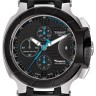 Черно-голубой каучуковый ремешок Tissot T610033435, интегрированный, без замка, для часов Tissot T-Race T048.417, T048.427, T048417A, T048427A