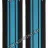 Черно-голубой каучуковый ремешок Tissot T610033435, интегрированный, без замка, для часов Tissot T-Race T048.417, T048.427, T048417A, T048427A
