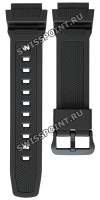 Черный полимерный ремешок Casio 10559534 для часов Casio AE-1400WH-1A, AE-1400WH-9A