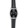 Черный кожаный ремешок Longines L682115095, теленок, лаковый, 10/8, без замка, для часов Longines Evidenza L2.175.0, L2.175.4