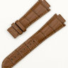 Ремешок коричневый, имитация крокодила, 23/18, с вырезом, без замка, TISSOT T610014566 TXL&TXS BGR (L871) для часов TISSOT