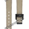 Серый кожаный ремешок Tissot T610028225, теленок, 12/10 мм, без замка, для часов Tissot Equi-T L830N, L830/930