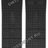 Черный каучуковый ремешок Certina C610018004, без замка, для часов Certina Ds Action C013.407.17.051.01