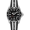 Черный каучуковый ремешок Certina C610018004, без замка, для часов Certina Ds Action C013.407.17.051.01