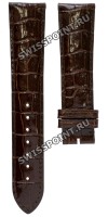 Коричневый кожаный ремешок Tissot T610030632, теленок, имитация крокодила, 21/18, без замка, для часов Tissot Sculpture Line G688