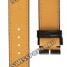 Черный кожаный ремешок Longines L682104530, 18/18, без замка, для часов Longines Flagship Heritage L4.756.6, L4.756.8