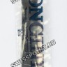 Черный кожаный ремешок Longines L682104530, 18/18, без замка, для часов Longines Flagship Heritage L4.756.6, L4.756.8