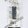 Черный кожаный ремешок Balmain B1732475, 12/10, вырезом 2,5 мм, без замка, для часов Balmain Tilia 4191, 4199