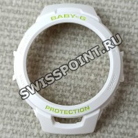 Белый полимерный рант корпуса Casio 10582326 для часов Casio BSA-B100SC-7A