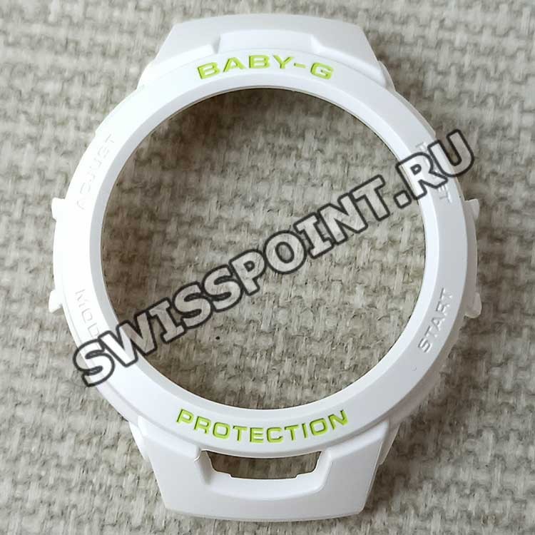 Белый полимерный рант корпуса Casio 10582326 для часов Casio BSA-B100SC-7A