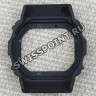 Черный полимерный плоский рант Casio 10684965 для часов Casio DW-5000R-1