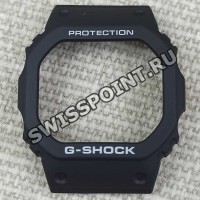 Черный полимерный плоский рант Casio 10684965 для часов Casio DW-5000R-1