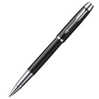 Ручка PARKER S0856350 Ручка-роллер Parker IM Metal, T221, цвет: Black CT, стержень: Fblack (№ 103)
