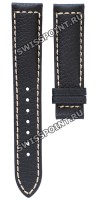 Черный кожаный ремешок Tissot T610014507, теленок, 20/18, без замка, для часов Tissot Navigator 3000 Z270
