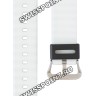 Черный полимерный ремешок с белой подкладкой Casio 10552650, стальная пряжка, для часов Casio Pro Trek PRG-650