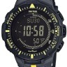 Серый полимерный ремешок Casio 10446375 для часов Casio PRW-3000-1E, PRG-300-1A9