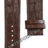Коричневый кожаный ремешок Tissot T610031276, имитация крокодила, интегрированный, без замка, для часов Tissot TXL T061.510, T061510A