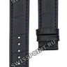 Синий кожаный ремешок Tissot T610032786, 19/18, без замка, для часов Tissot T-Sport PRC 200  T055.410, T055.417, T055.430