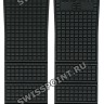 Черно-оранжевый каучуковый ремешок Certina C610018008, без замка, для часов Certina Ds Action C013.417.27.057.01