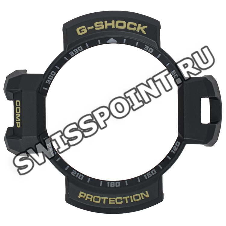 Черный рант корпуса часов Casio 10488596 для часов Casio GA-1000-9G, GA-1100-9G, GA-1100GB-1A