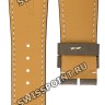 Коричневый кожаный ремешок Longines L682156547, 25/20, без замка, для часов Longines Heritage Military L2.824.4.99.0