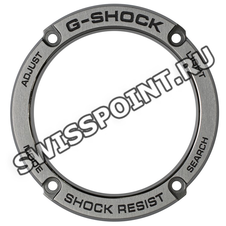 Черный стальной рант корпуса Casio 10514421 для часов Casio GST-210B-1A, GST-210B-7A, GST-210GD-1A, GST-210M-1A, GST-210M-4A