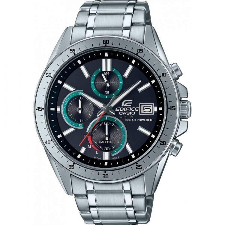 Стальная неразборная часть браслета Casio, 3 звена, для часов Casio EFS-S510D-1A, EFS-S510D-1B, EFS-S510D-2A, EFS-S510D-7A, EFS-S510D-7B