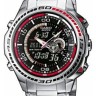 Стальная неразборная часть (4 звена) браслета для часов Casio EFA-121D-1A, EFA-121D-2A, EFA-121D-7A