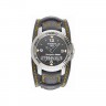 Серый кожаный ремешок Tissot T610014509, теленок, 20/18, без замка, для часов Tissot Navigator 3000 Z270