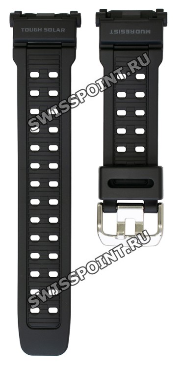 Черный полимерный ремешок Casio 10299448 для часов Casio G-9010, GW-9010