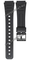 Черный полимерный ремешок Casio 71604002 для часов Casio F-91, F-105, F-106