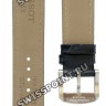 Синий кожаный ремешок Tissot T600035386, теленок, стальная пряжка, 19/18 мм, для часов Tissot Quickster T095.417.16.047.00