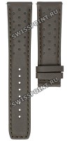 Серый кожаный ремешок Tissot T610047343, 22/20, без замка, для часов Tissot T-Sport T131.617.36.082.00 PRS 516