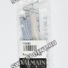Голубой кожаный ремешок Balmain B1732483, 12/10, с вырезом 2,5 мм, без замка, для часов Balmain Orithia 4771