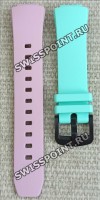 Бирюзово-розовый полимерный ремешок Casio 10609461 для часов Casio BSA-B100MT-1A