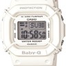 Белый матовый полимерный ремешок Casio 10471092 для часов Casio BGD-501-7