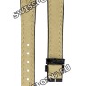 Черный кожаный ремешок Longines L682116532, теленок, удлиненный, 13/10 XL, без замка, для часов Longines Lyre L4.321.4, L4.321.2, L4.360.4, L4.221.2, L4.221.4, L4.258.2, L4.258.4, L4.259.2, L4.259.4, L4.260.2