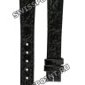 Черный кожаный ремешок Longines L682116532, теленок, удлиненный, 13/10 XL, без замка, для часов Longines Lyre L4.321.4, L4.321.2, L4.360.4, L4.221.2, L4.221.4, L4.258.2, L4.258.4, L4.259.2, L4.259.4, L4.260.2