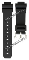Черный полимерный ремешок Casio 71606395 для часов Casio G-2200, G-2210, DW-9050, DW-9051, DW-9052