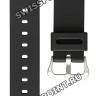 Черный полимерный ремешок Casio 71606395 для часов Casio G-2200, G-2210, DW-9050, DW-9051, DW-9052