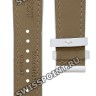 Белый кожаный ремешок Tissot T610014627, теленок, 20/18, без замка, для часов Tissot T-Touch Z252/352