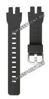 Черный полимерный ремешок Casio 10562879 для часов Casio PRG-330-1E, PRG-330-9A
