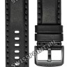 Черный кожаный ремешок Tissot T600046826, 22/22, черная пряжка, для часов Tissot T-Sport T116.617.36.052.00 XL
