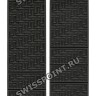 Черный силиконовый ремешок Tissot T610028498, красный логотип 